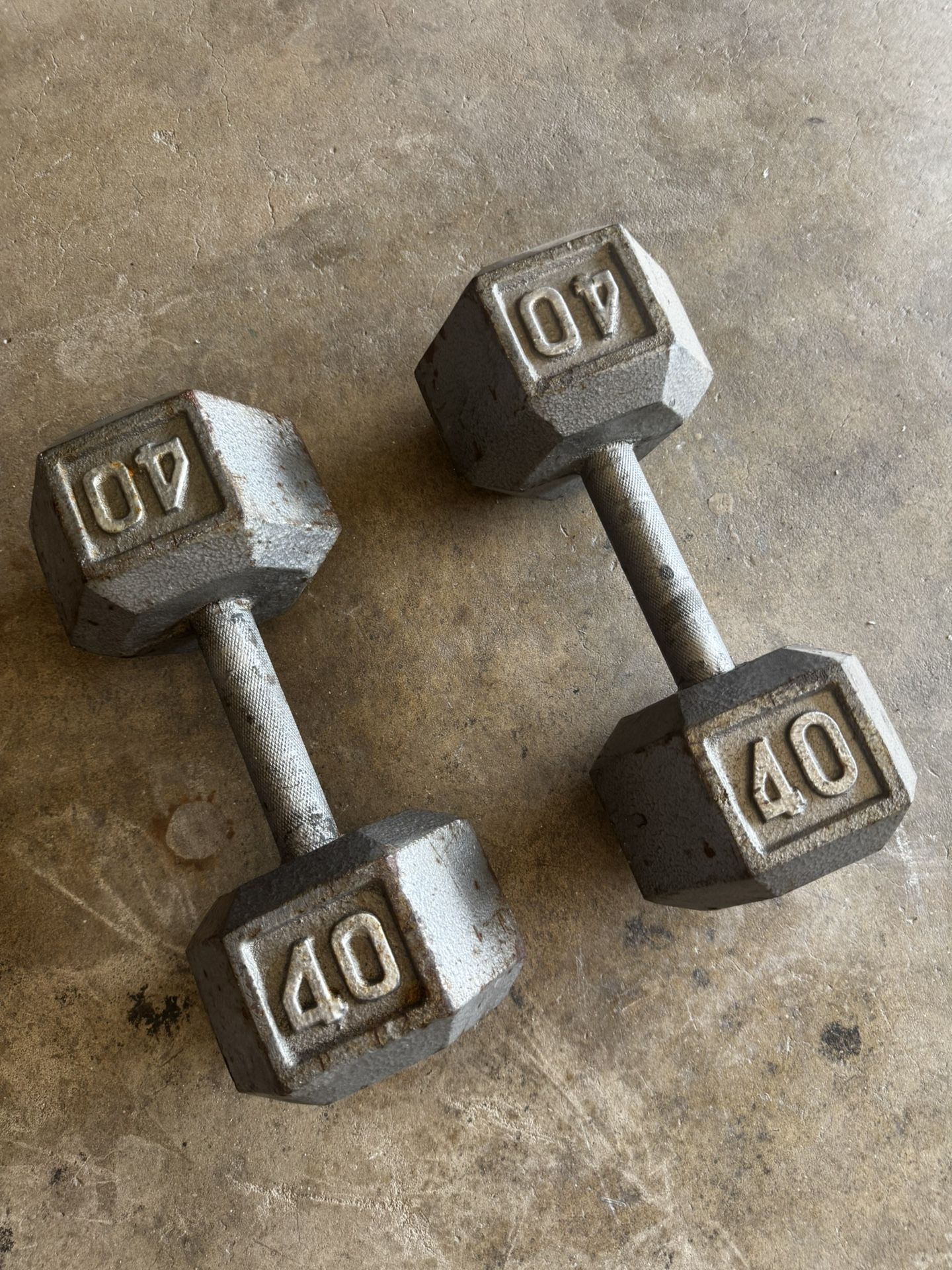 40 Lbs Dumbbells