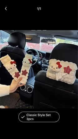 Hello Kitty Car Accessories Set 3pcs