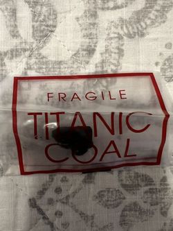 TITANIC AUTHENTIC COAL 
