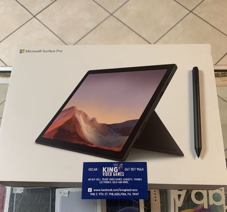 Surface Pro 7 256gb With Pen Used