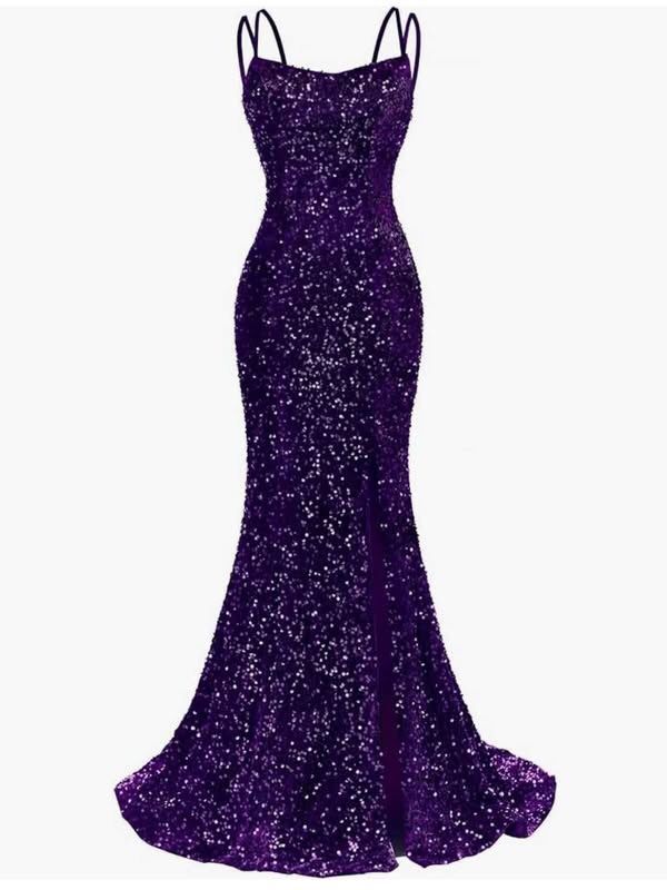 Backless Mermaid Formal Gown