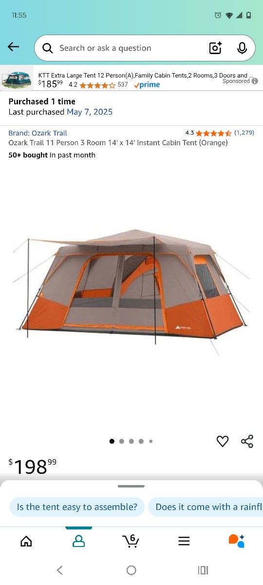 11 Person Ozark Trail Tent