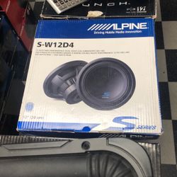 Alpine Type-s 12 Inch Subwoofer On Sale For 139.99