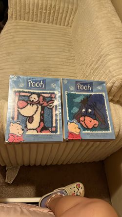 pooh character latch hook kits