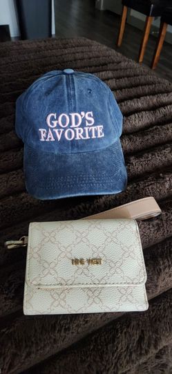 God's favorite hat/ nine west wallet