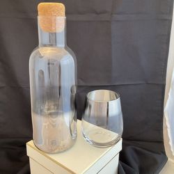 Silver Fade wine tumbler & decanter