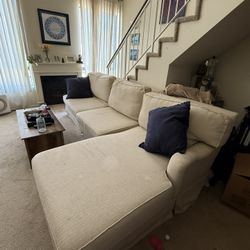 Large Beige Couch For Sale