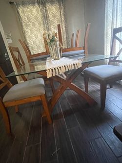 Dining table and 6chairs