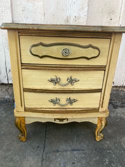 One antique nightstand