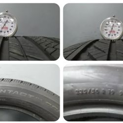 Pair Of 235 50 19 Continental ContiProContact GX RunFlat Gomas Lease Return Grade A Tires 14360