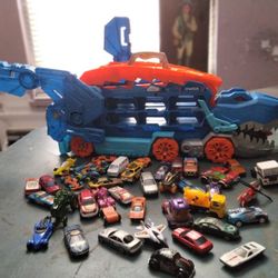 Hot Wheels Case With Mixed Die Cast Cars