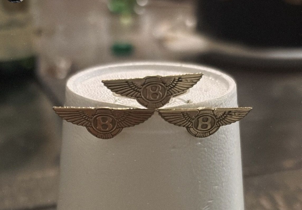 Bentley Winged Earrings 10k Gold