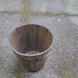 Wooden Flower Pot 