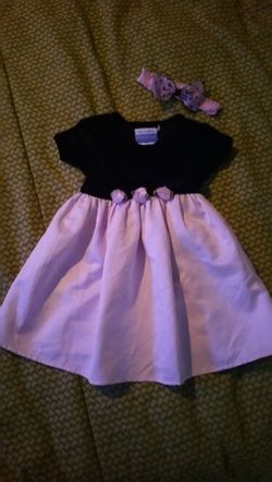 12 month dress with headband