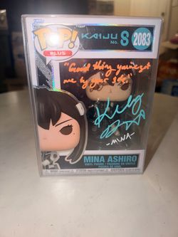 Signed Funko Pop Mina Ashiro Kaiju No. 8 #2083