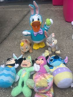 Disney Easter plush lot