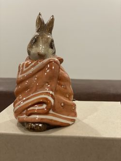 Beatrix Potter Poorly Peter Rabbit Figurine Beswick England 1976