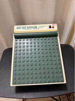 Medi-Rub Massager 2000 Plus MR-3F Corded 2-Speed Vibrating Foot Massager Machine