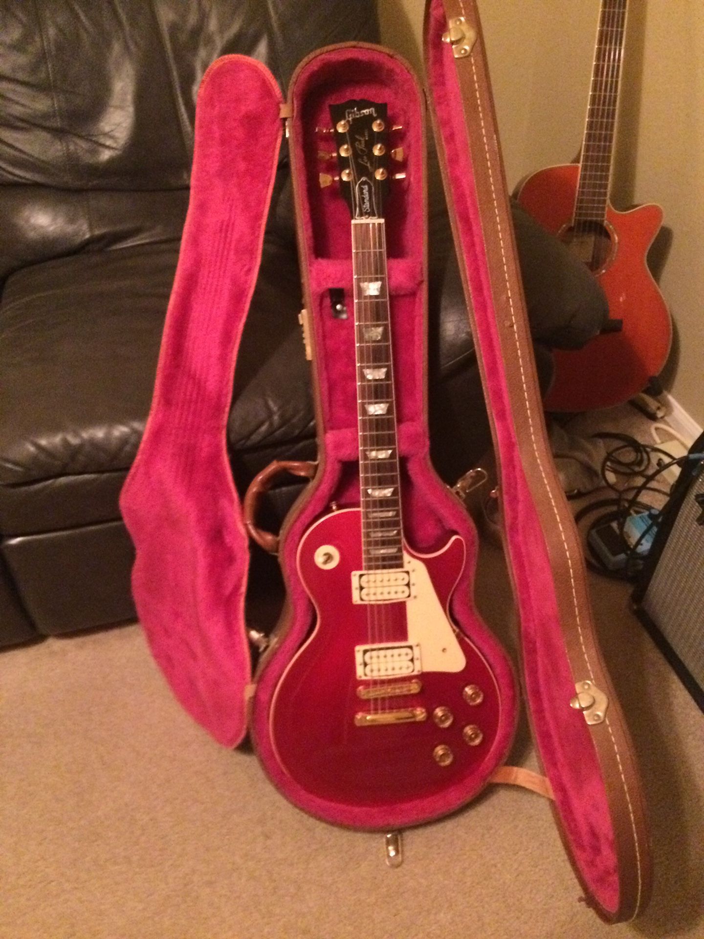 1989 Gibson Les Paul Standard Candy Apple Red