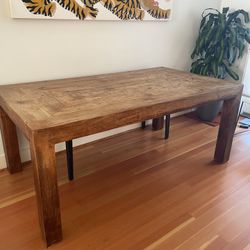 Minimalist Wood Dining Table