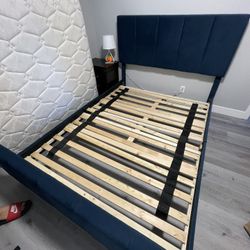 Queen Bed Frame W Platform Slats