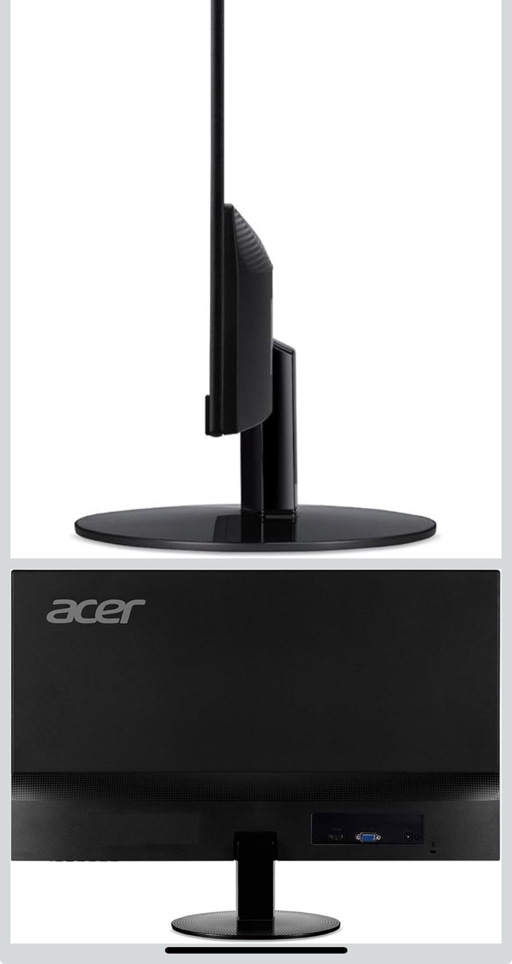 Acer 21.5 Inch Full HD (1920 x 1080) IPS Ultra-Thin Zero Frame Computer Monitor