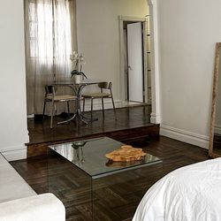 Glass Waterfall Coffee Table