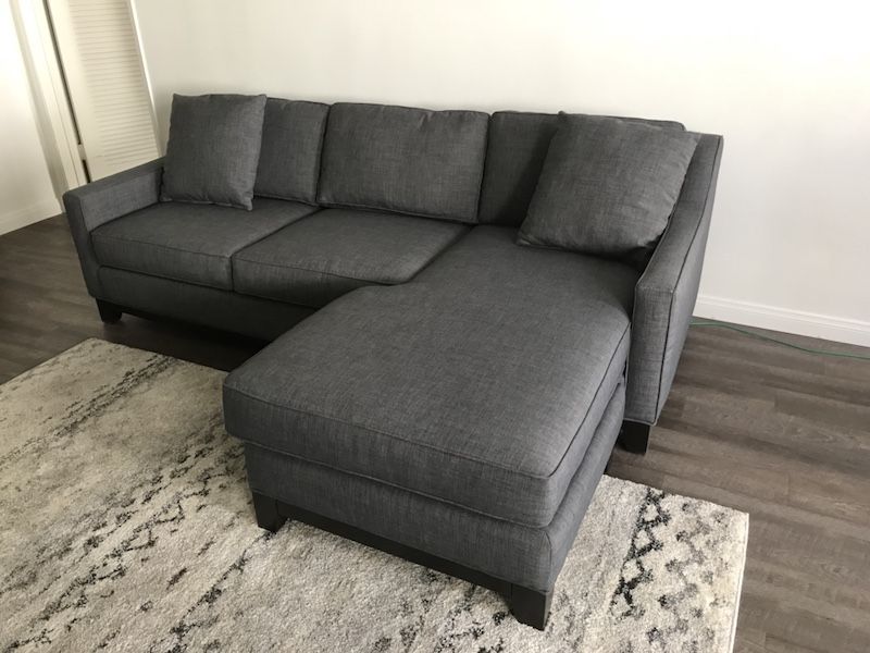 Keegan Sofa from Macy’s, Dark Gray Couch
