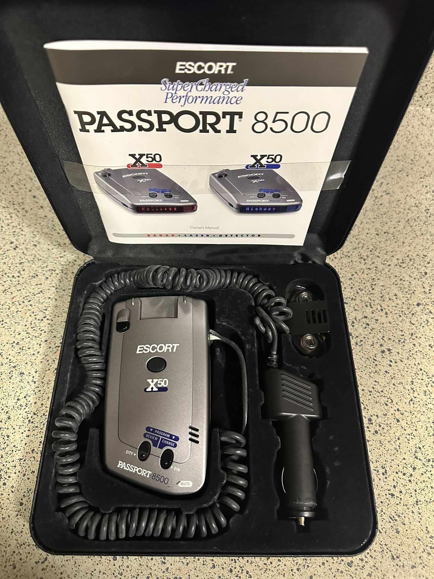 Escort Passport 8500 X50 Radar and Laser Detector