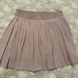 TnAction Women’s Pleated Skirt – Dusty Rose-M
