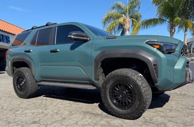 Kmc 557 Satin Black 17x8.5 6x139.7 +25 Offset With Bfg 285/70R17 Tires 🔥🔥🔥