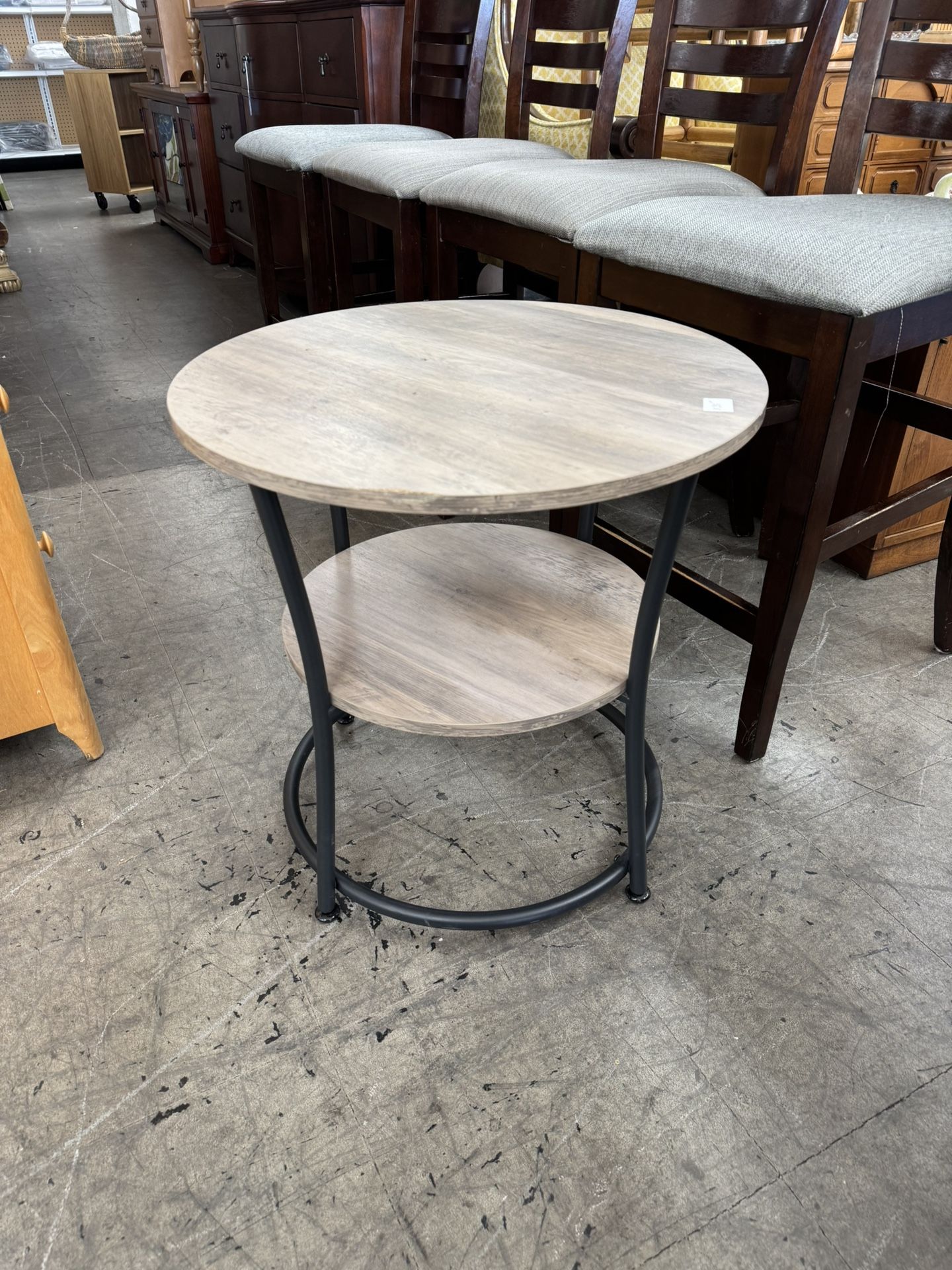 Round Side End Table