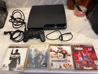PS3 slim with games