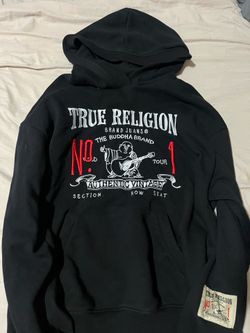 Black true religion hoodie