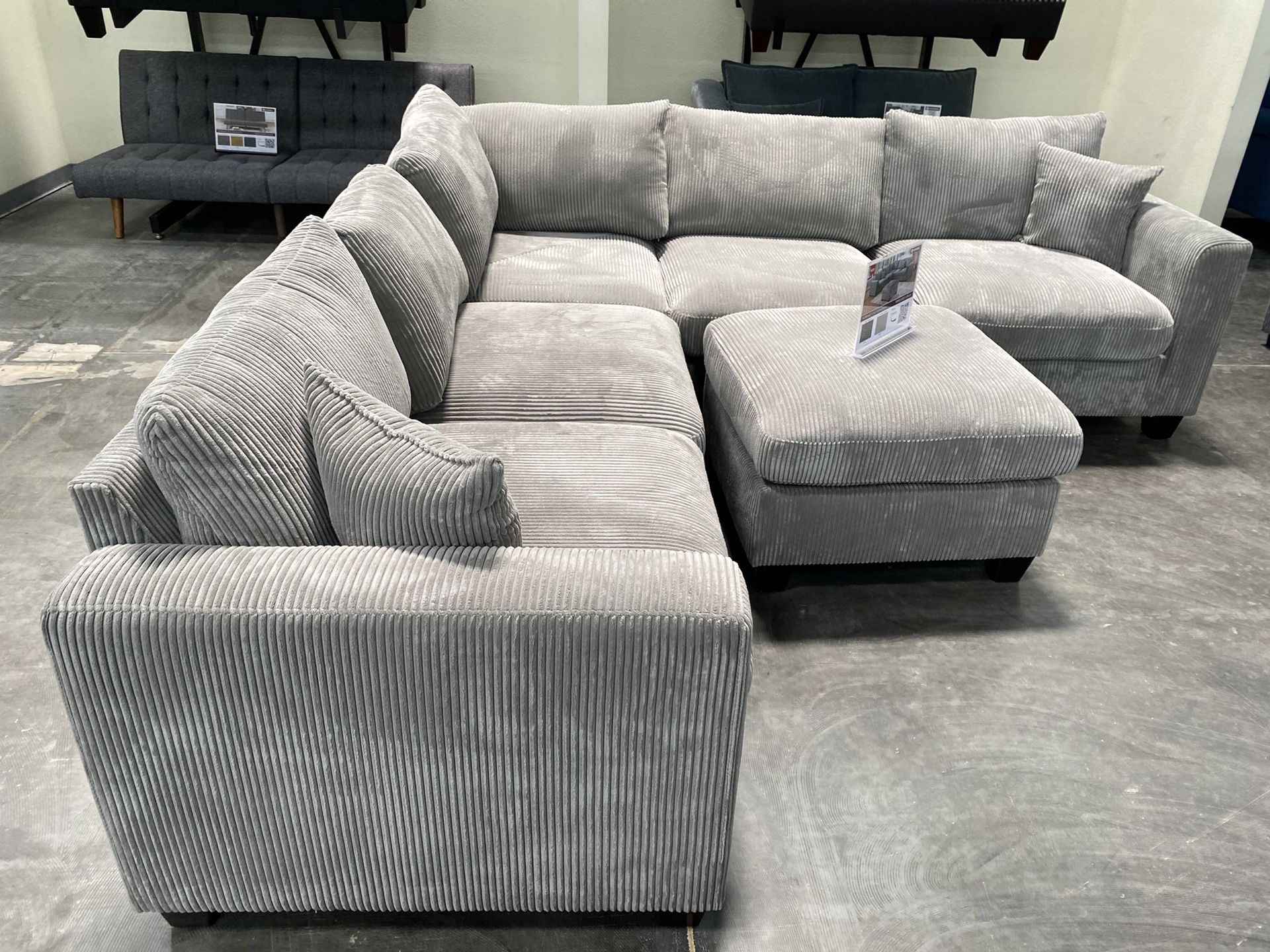 New Light Gray Sectional