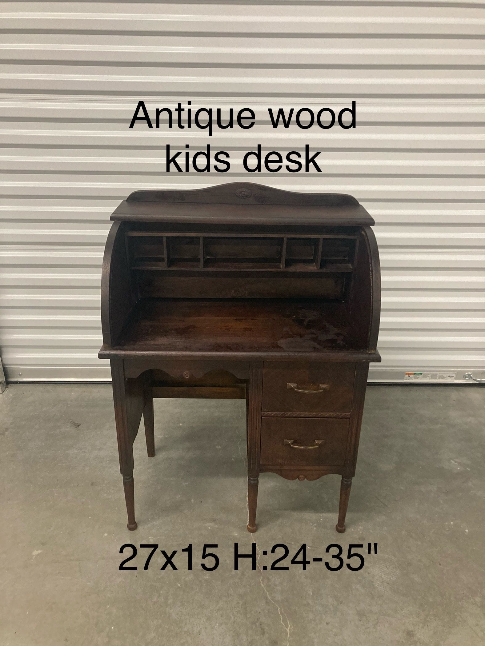 Antique Desk Vanity 