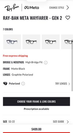Ray Ban meta glasses