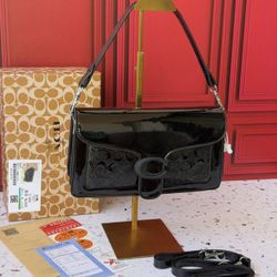 Black Coach Bag with Box