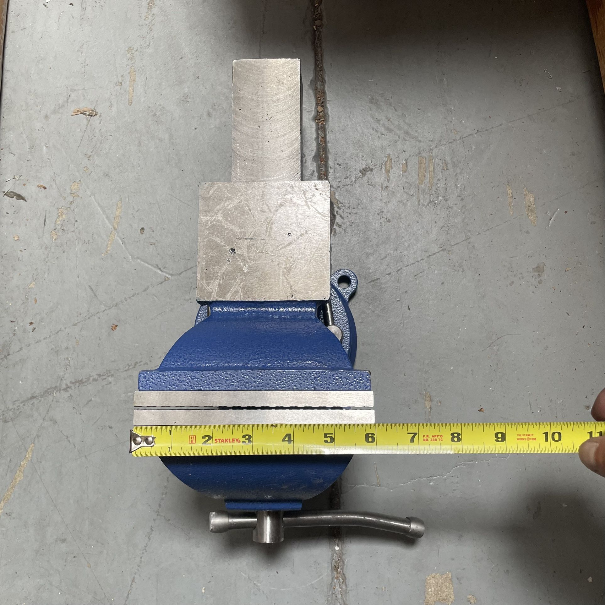 6" Bench Vise with Anvil Swivel Locking Base Table Top Clamp Heavy Duty Vice