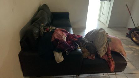 Leather sofa