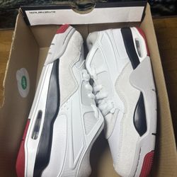 Air Jordan 4 RM Gs White Fire Red 
