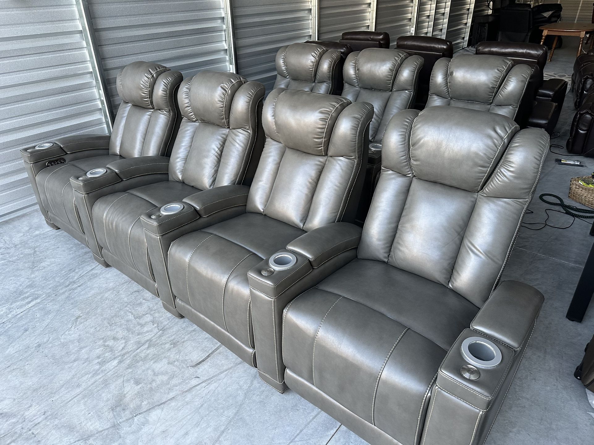 Power Reclining Theater Chairs