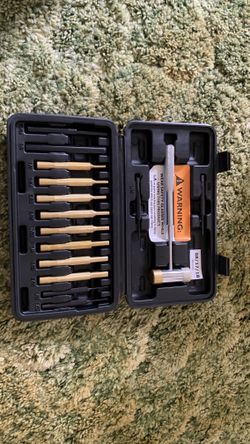 Punch Set with Brass, Steel, Plastic Punches and a Punch Set Hammer Wheeler Engineering