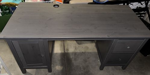 IKEA hemnes Office Desk, Grey, Real Wood