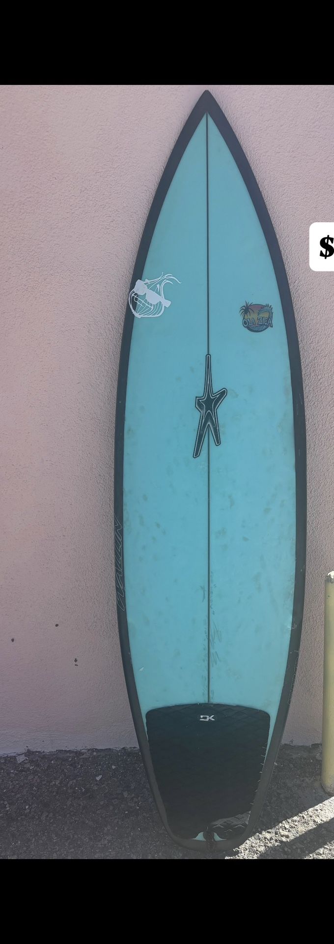 5’10 Wallin Surfboard