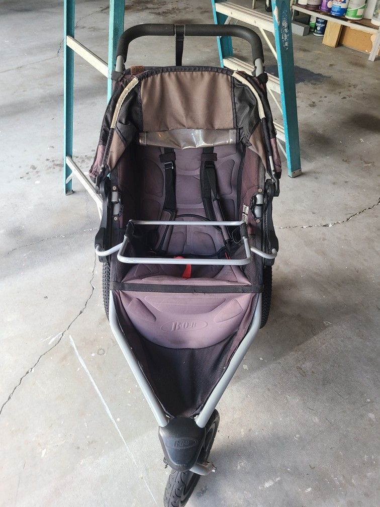 BOB Revolution SE Jogging Stroller W/Chicco Keyfit Carseat Adapter 