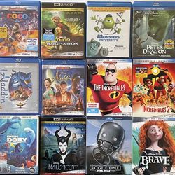 Blu Ray And Digital Copy Movies. All New In Sealed Package. Never Opened.