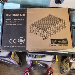 American Bass 1600 Momo Block Amp New