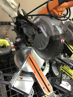 Ridgid 10” sliding Miter Saw