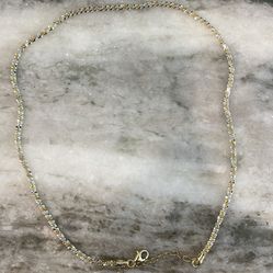 gold chain and bracelet combo
